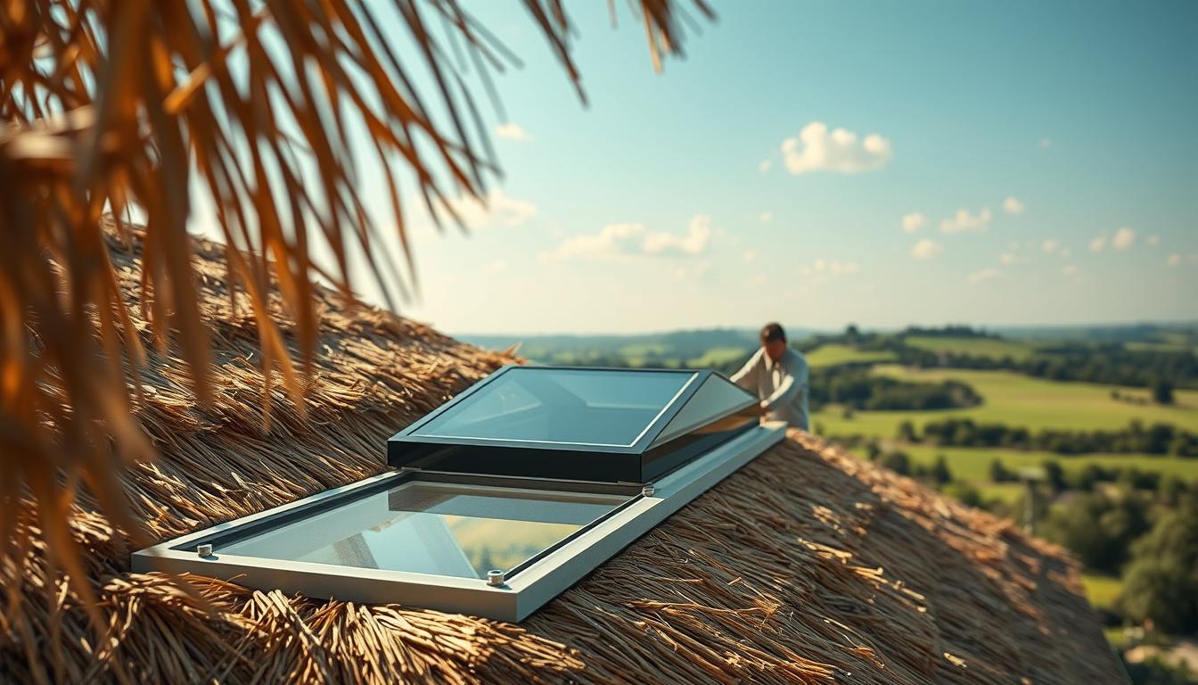 Thatch Roof Skylight Installation Prices in JHB Pretoria Centurion - Skylight Installation Prices By Material